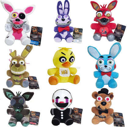 40 Style 18-20cm FNAF Plush Toys Five Night At Freddy Bear Bonnie Chica Baby Ballora Foxy Plush Stuffed Toys Doll Gifts