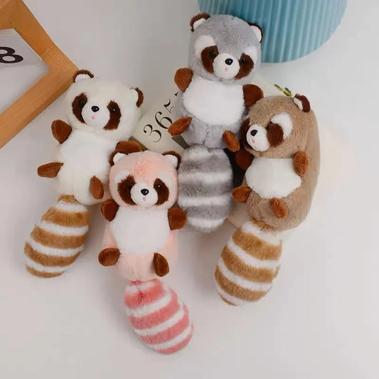 16CM Plush Red Panda Doll Backpack Pendant Plush Toy Cartoon Key Ring Simulation Small  Decoration Activity Gift Plush Red Panda