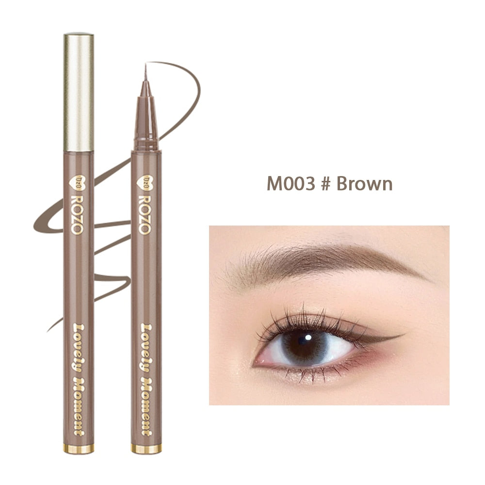 Diamond Glitter Matte Eye Liner Pencil Eye Makeup Highlighter Waterproof Pearl Champagne Brighten Silkworm Shadow Eyeliner Pen