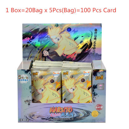 KAYOU Anime Original Naruto Cards Chapter Of The Array Box Added SE Ninja World Collection Cards Toy For Children Christmas Gift