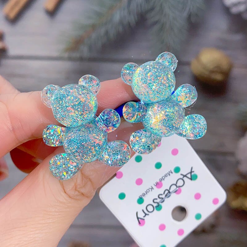 Children Sequins Floral Elastic Hair Bands Rubber Band Hair Tie Princess Kawaii Hair Rope Headwear Girls Kids Hair Accessories