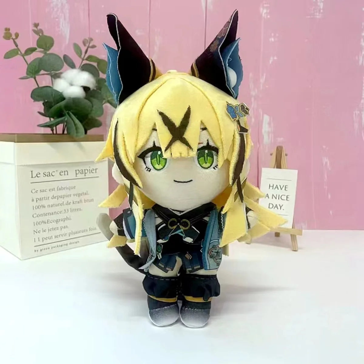 Genshin Impact Plush Doll Kaveh Venti Kazuha Albedo Tighnari Xiao Wanderer Shenhe Game Anime Plushie Cute Stuffed Toys Kids Gift