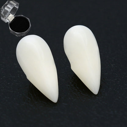 Adult Kids Halloween Vampire False Teeth Horrific Party Costume Transparent Dentures Cosplay Fangs Resin Fangs Free Shipping