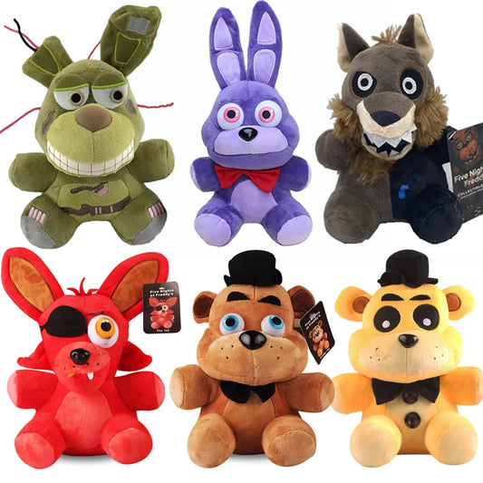 18 CM FNAF Freddy's Plush Toy Stuffed & Plush Animals Bear Rabbit Game Fnaf Birthday Christmas Toys For Kids