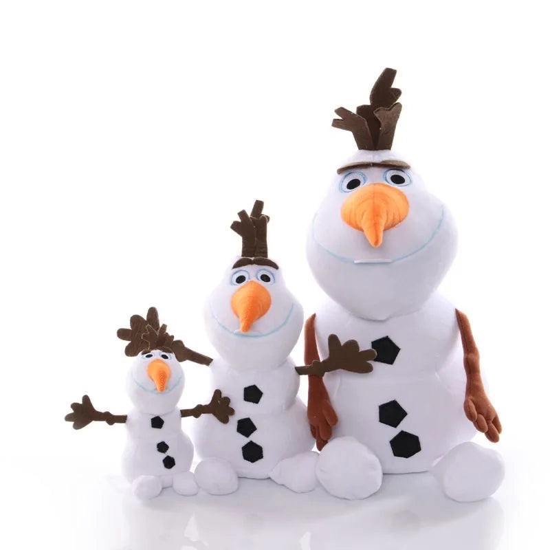 Disney cartoon Frozen Olaf Plush Kawaii Snowman Cartoon Cute Plush Stuffed Animals Doll Toys