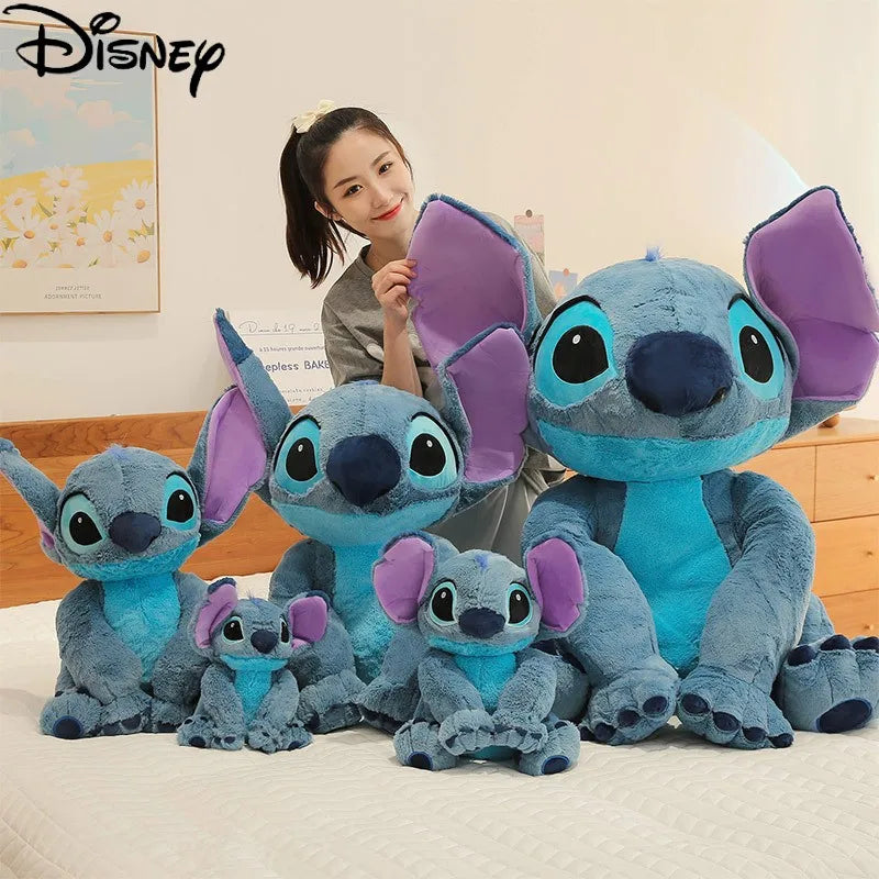 GIANT Stitch Stuffed Animal 80cm Lilo Plush Toys Disney Movie Big Large Plushies Soft Doll Cute Cartoon Sleeping Pillow Girl Kids Birthday Gift