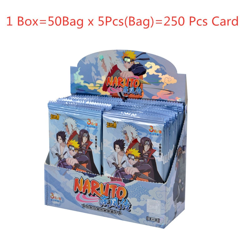 KAYOU Anime Original Naruto Cards Chapter Of The Array Box Added SE Ninja World Collection Cards Toy For Children Christmas Gift