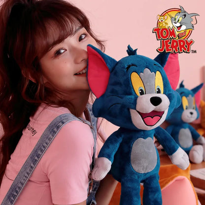 Tom And Jerry Plush Toy Cartoon Movie Cat Tuffy Nibbles Mouse Plushies Stuffed Animals Soap Action Figure Studio Doll Toys