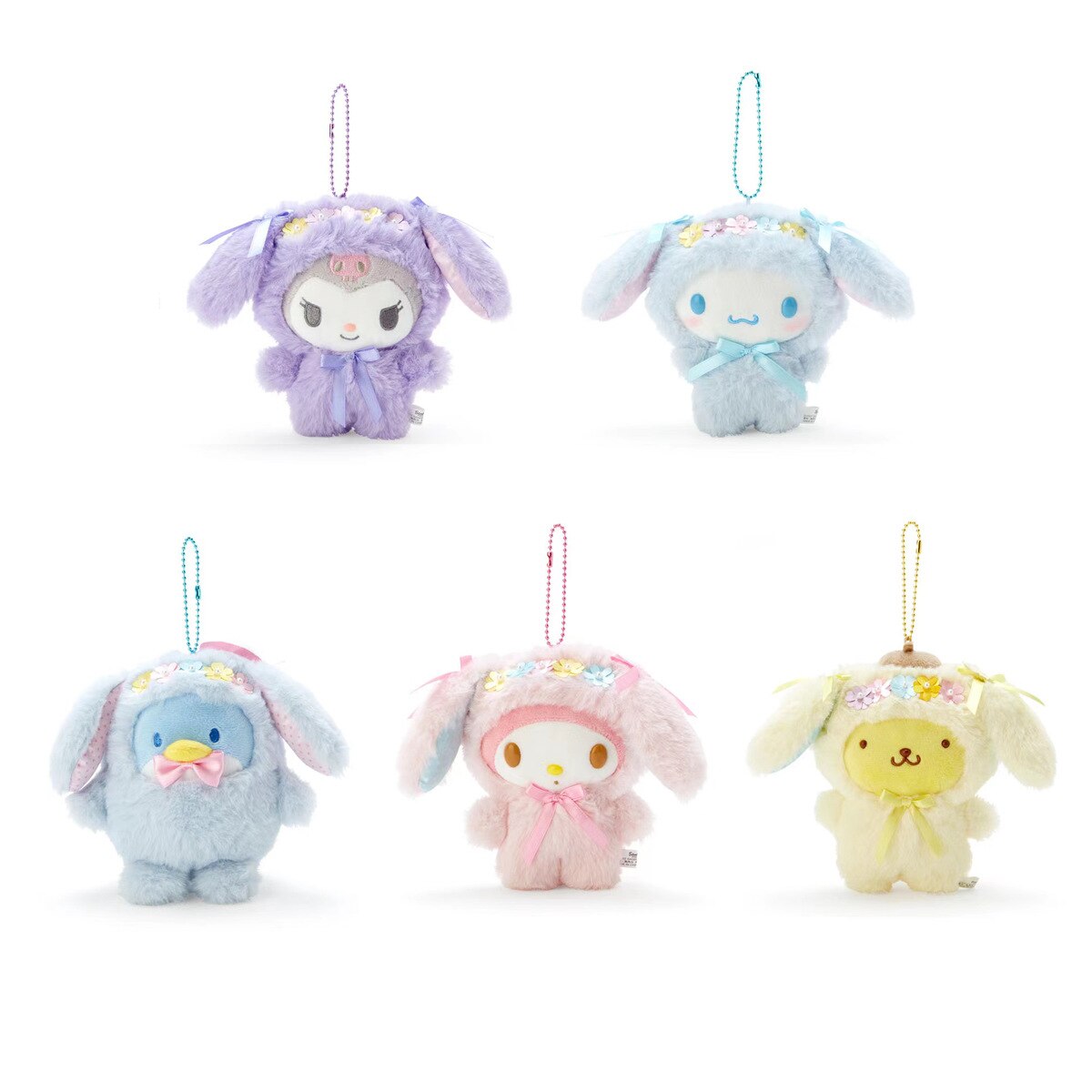 Sanrio Plushies Limited Edition Hello Kitty Kuromi Cinnamoroll My Melody Pochacco Pompompurin Badtz-Maru Plush Toy Anime Kawaii Doll Collection