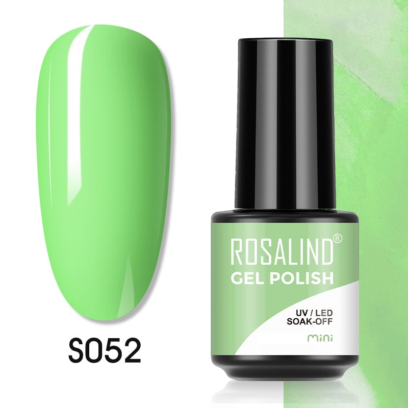 ROSALIND 7ML Gel Polish Glitter Nail Polish All For Nails Manicure Nails Art Base Top Coat UV Semi Permanent Gel Varnishes