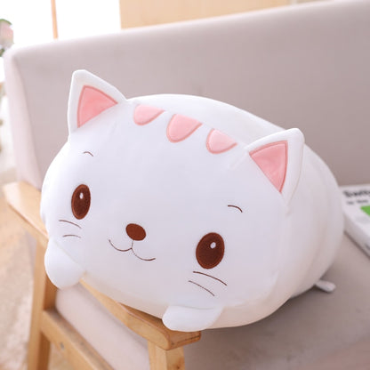 Long Cat Pillow 90cm Soft Stuffed Animal Plushies Sofa Bed Cushion Cute Kawaii Dog Kitty Dinosaur Pig Penguin Frog Unicorn Deer Totoro Bear Plush Kitten Kid Birthday Gift