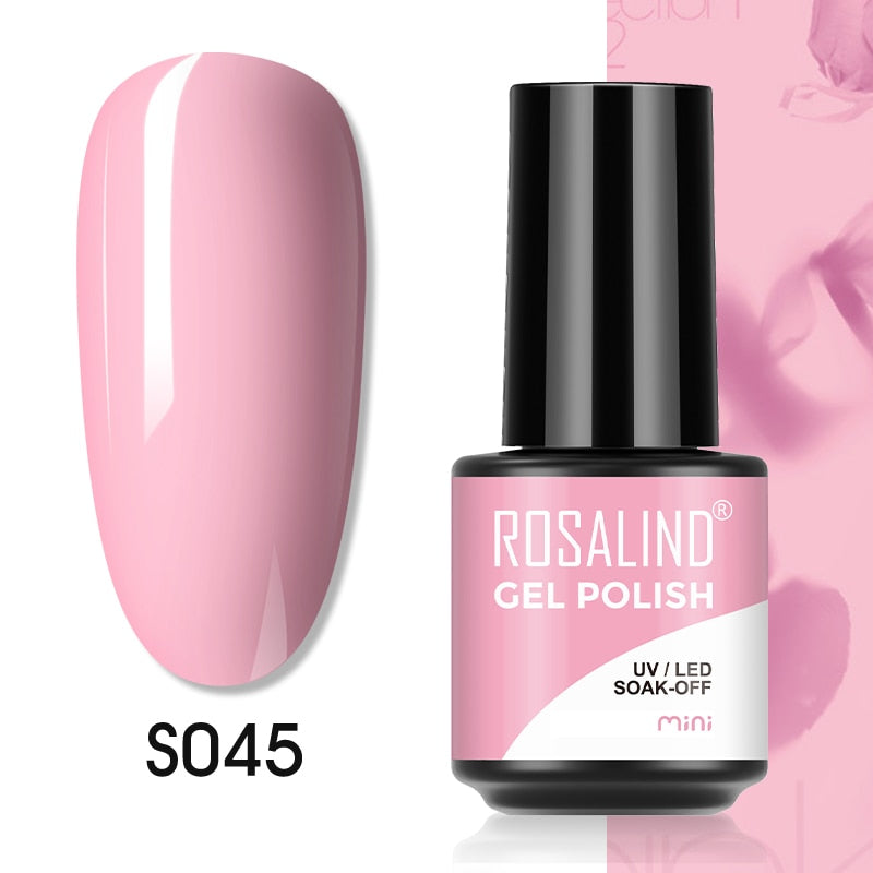 ROSALIND 7ML Gel Polish Glitter Nail Polish All For Nails Manicure Nails Art Base Top Coat UV Semi Permanent Gel Varnishes