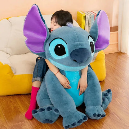 GIANT Stitch Plush Toy 80cm Lilo & Stitch Disney Movie Large Stuffed Animal Big Plushies Huge Soft Doll Cute Kawaii Sleeping Pillow Buddy Children Kids Gift