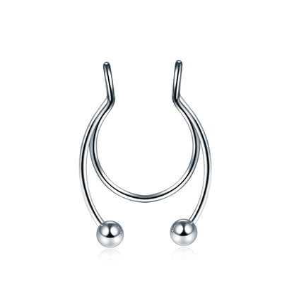 Stainless Steel Magnet Nose Ring Horseshoe Ring Nose Clip Non-pierced Nose Hoop Magnetic Nose Nail piercing nariz piercing