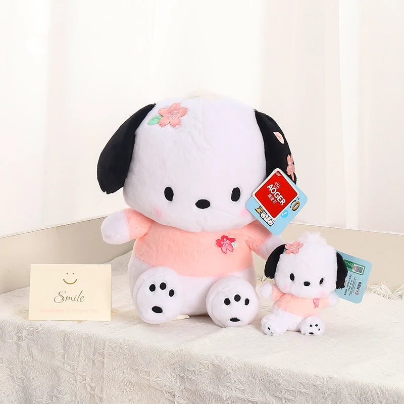 Sanrio Sakura Melody Kuromi Cinnamoroll HelloKitty Plush Toys Pendant Holiday Gift Homdecor Stuffed Dolls Birthday Gift For Kids