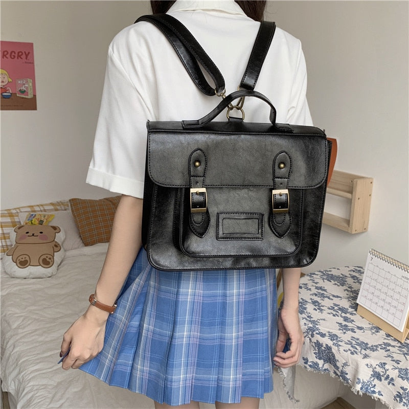 Korean vintage Women Backpacks preppy style student backpack multifunctional female shoulder bag women school bag ladies Totes