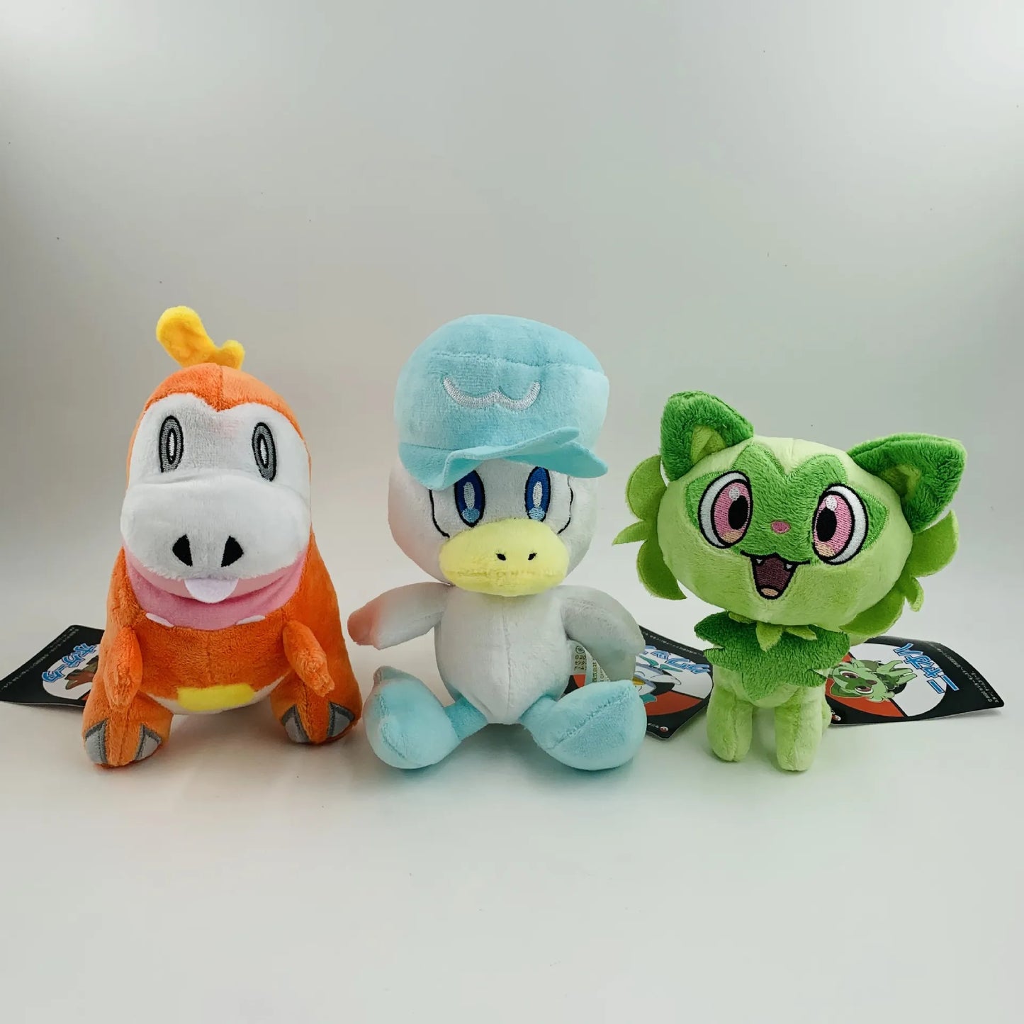 New Pokémon Scarlet and Violet Game Character Image Pokemon Plush Toy Kawaii Sprigatito Fuecoco Quaxly Stuffed Doll Kids Gift