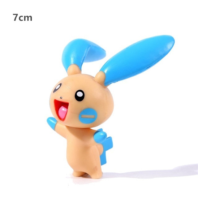 Cute Pokémon Action Figures 6-10cm Toys Pikachu Charizard Raichu Pichu Flareon Greninja Gengar Mimikyu Holiday Gift