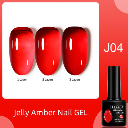LILYCUTE 7ML Gel Nail Polish Nude Vernis Semi-Permanent Nail Polish For Nails Soak Off UV LED UV Gel DIY Nail Art Gel Varnishes