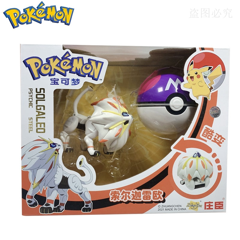 Poké Ball Catch & Battle Set: Pokémon Action Figures Pikachu Charizard Blastoise Venusaur Mewtwo Eevee Gyarados Collectible Toy Model Gift