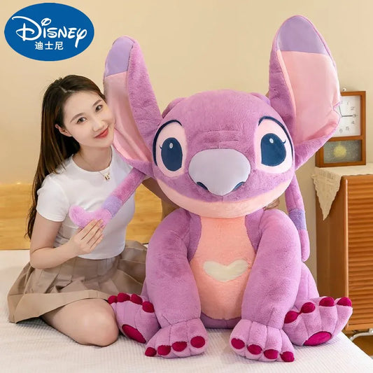 30/45/60/80cm Disney Large Size Lilo & Stitch Stuffed Plush Toy Stitch Doll Soft Kawaii Room Decor Pillow Toys Girl Xmas Gift