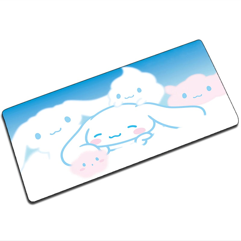 Mouse Pad Gaming Cinnamorol Deskmat Cute 900x400 Kawaii Computer Accessories Desk Mat Pads Gamer Large Carpet Mousepad Game Mats