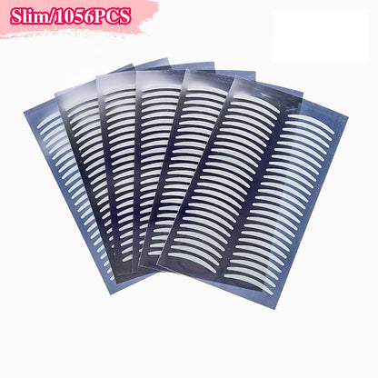 720/1056PC Invisible Double Eyelid Tape Self-Adhesive Transparent Eyelid Stickers Slim/Wide Waterproof Fiber Stickers For Eyelid