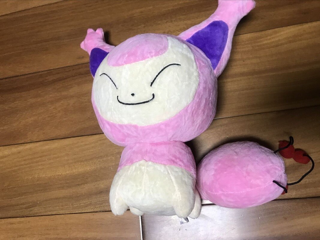 Skitty Plush Toy Authentic Pokémon Plushie: Limited Edition Video Game Stuffed Animal Toy Stuffie