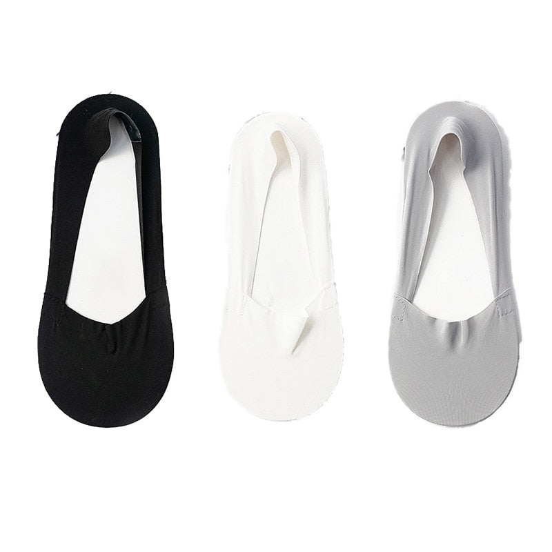 3 Pairs Women Socks High Quality Matching Casual Socks Summer Thin Cotton Bottom Non-slip Invisible Low Short Socks Breathable
