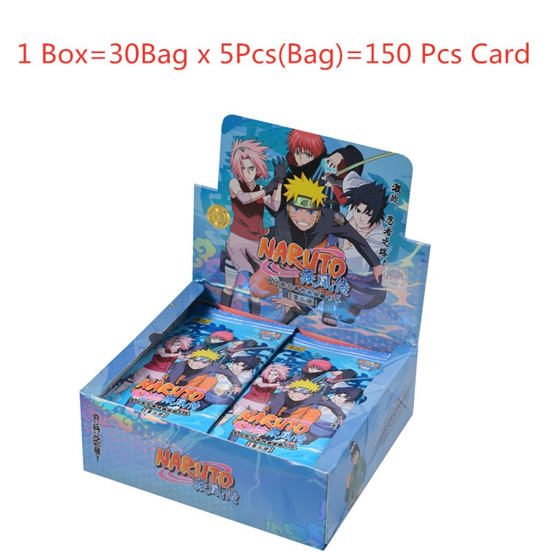 KAYOU Anime Original Naruto Cards Chapter Of The Array Box Added SE Ninja World Collection Cards Toy For Children Christmas Gift