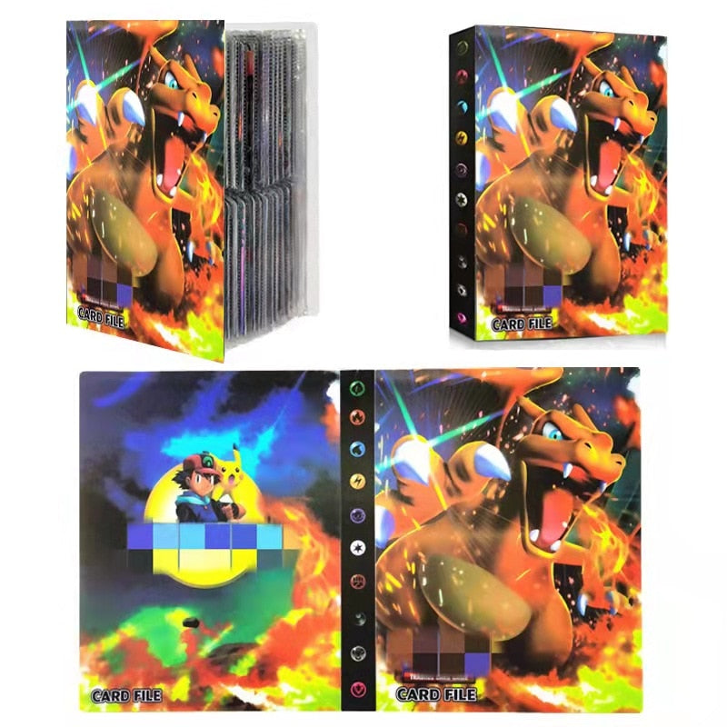 Pokémon Card Binder: Holds 240 Cards VMAX GX EX Holder Album Book Collector