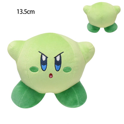 Kirby Plushies Cute Kawaii Blue Green Yellow Link Kirby Waddle Dee Cook Sleep Beam Hammer Video Game Stuffed Animal Plush Toys Peluche Kids Christmas Birthday Gift