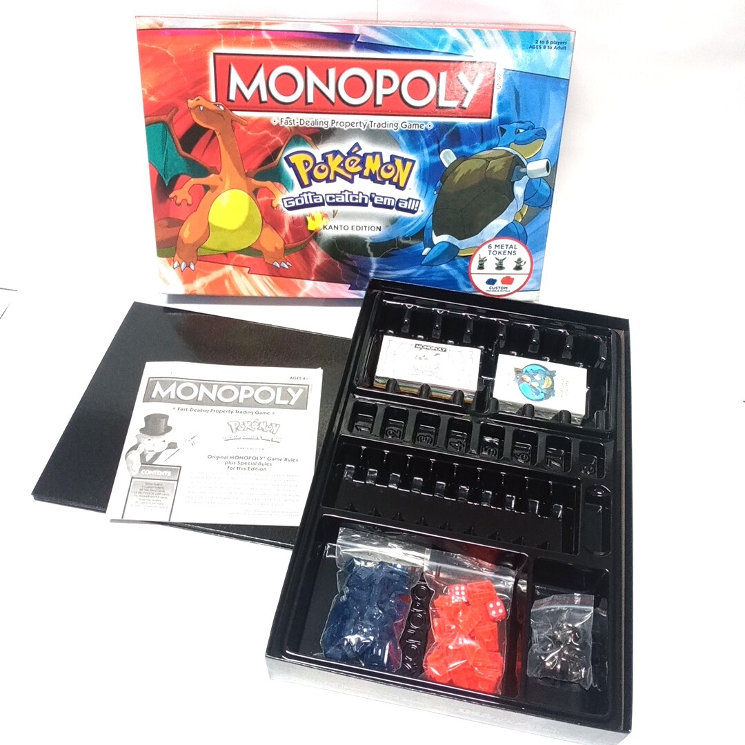 Pokemon Monopoly English Toy Board Game for Adults and Children 2-6 People Party Game Birthday Kid Gifts