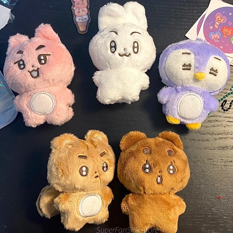 TXT Soobin Yeonjun Kpop Cartoon Peluches Dolls Plush Keyrings Kawaii Keychain Backpack Bag Stuffed Animals Pendants Accessories