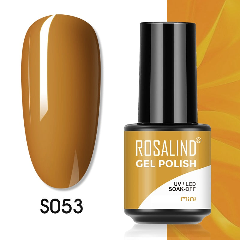 ROSALIND 7ML Gel Polish Glitter Nail Polish All For Nails Manicure Nails Art Base Top Coat UV Semi Permanent Gel Varnishes