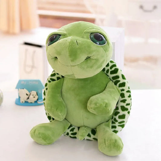 Kids Toys  Cute Baby Super Green Big Eyes Stuffed Tortoise Turtle Animal Plush Baby Toy Gift Hot 20CM