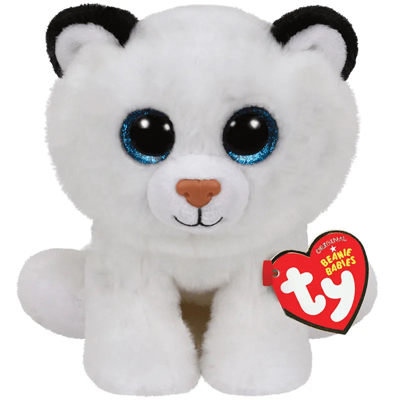 Ty Beanie Babies 15cm Big Eyes Cute Plush Stuffed Animal Toy Plushies Tiger Llama Panda Polar Bear Giraffe Hedgehog Cat Soft Doll Kids Birthday Gifts