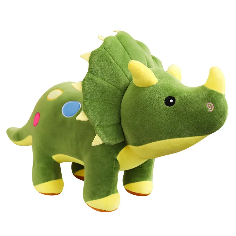 Creative Cute Plush Soft Triceratops Stegosaurus Plush Toys Dinosaur Doll Stuffed Toy Kids Dinosaurs Toy Birthday Gifts