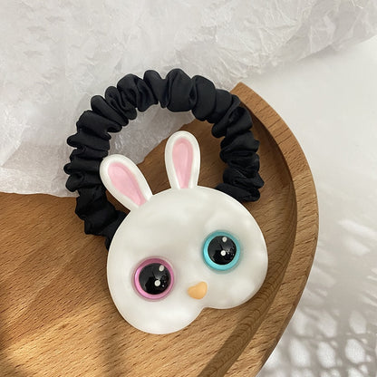 New Women Cute Cat Rubber Bands Elastic Hair Bands Korean Headwear Children For Girls Lovely Hair Accessories Ornaments