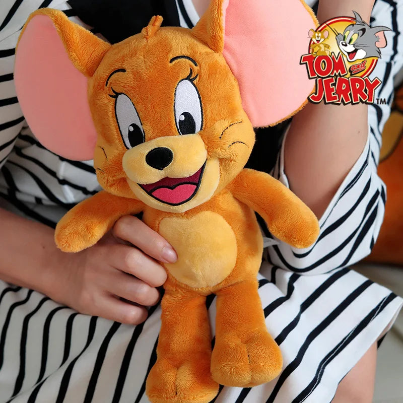 Tom And Jerry Plush Toy Cartoon Movie Cat Tuffy Nibbles Mouse Plushies Stuffed Animals Soap Action Figure Studio Doll Toys