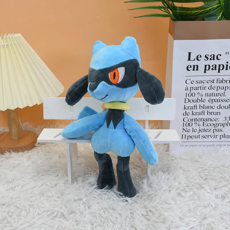 26cm Pokemon Peluche Kawaii Riolu Plush Toy Cute Anime Figure Cartoon Soft Stuffed Animals Toy Birthday Gift