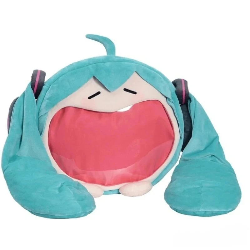 Hatsune Miku Kawaii Cartoon Backpack Painful Packet Cute Anime Girl Plush Shoulder Bag Knapsack Student Bag Kids Gifts Toys