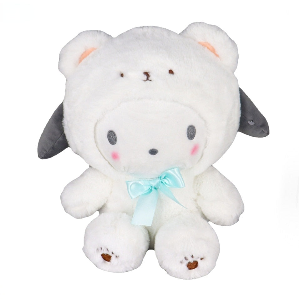 Sanrio Plushies Limited Edition Hello Kitty Kuromi Cinnamoroll My Melody Pochacco Pompompurin Badtz-Maru Plush Toy Anime Kawaii Doll Collection