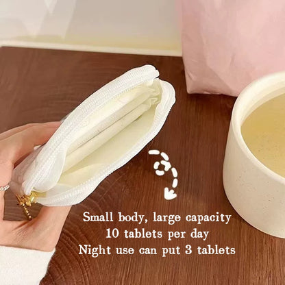 Women Tampon Storage Bag Cute Waterproof Sanitary Pad Organizer Bag Lipstick Key Earphone Data Cables Coin Purse Storage Bag