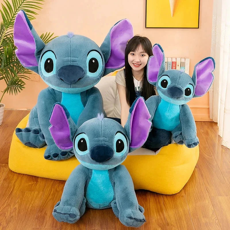 GIANT Stitch Plush Toy 80cm Lilo & Stitch Disney Movie Large Stuffed Animal Big Plushies Huge Soft Doll Cute Kawaii Sleeping Pillow Buddy Children Kids Gift