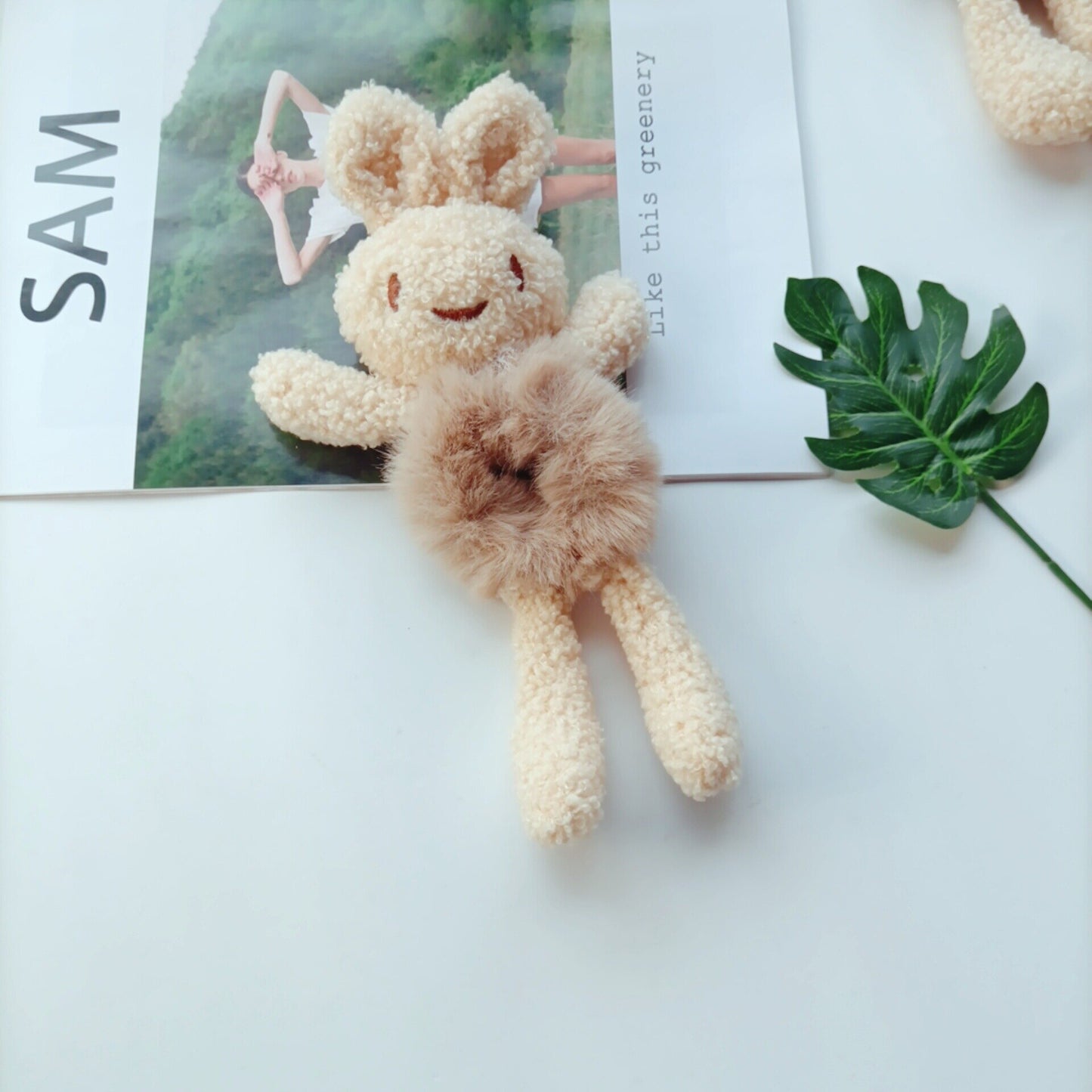 New Korean Cute Net Red Super Cute Girl Cartoon Doll Head Rope Female Hair Rope Three-dimensional Animal Hair Circle