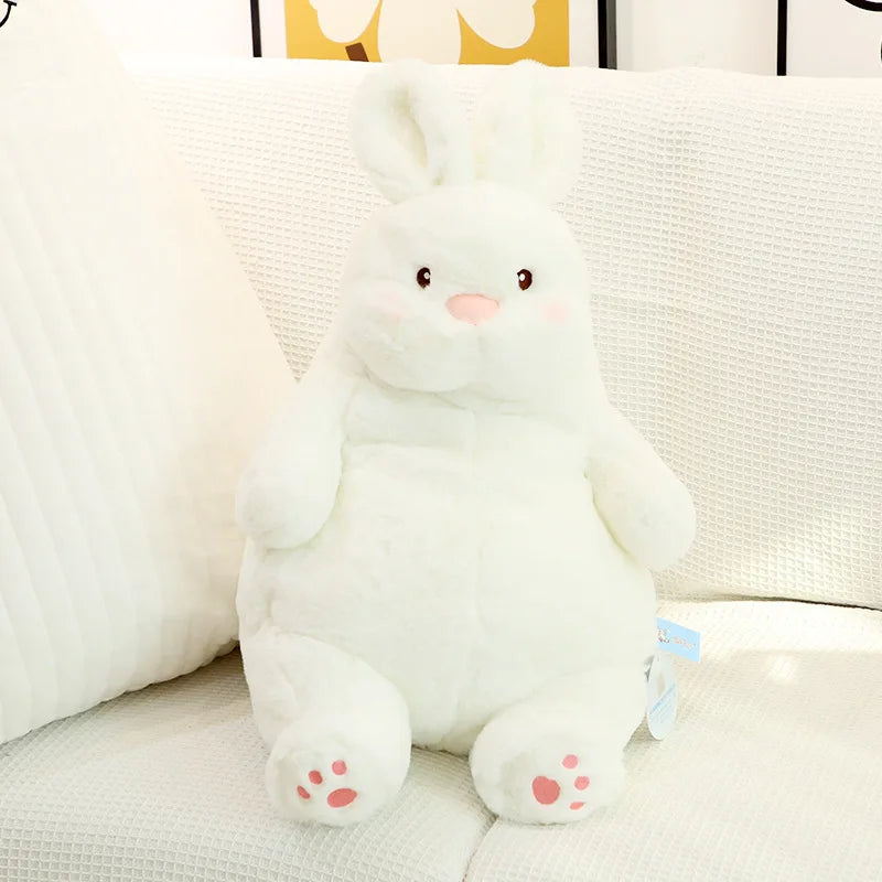 Giant Lazy Rabbit Dolls Soft Plush Cute White Bunny Animal Toys Baby Sleep Pillows Cushion Kids Girl Birthday Gift Kawaii Decor