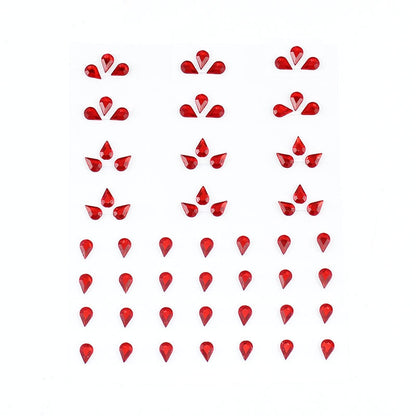 Disposable Tattoo Stickers 3D Face Jewelry Crystal Diamond DIY Eyes Face Body Rhinestones Waterproof Makeup Art Party Decoration