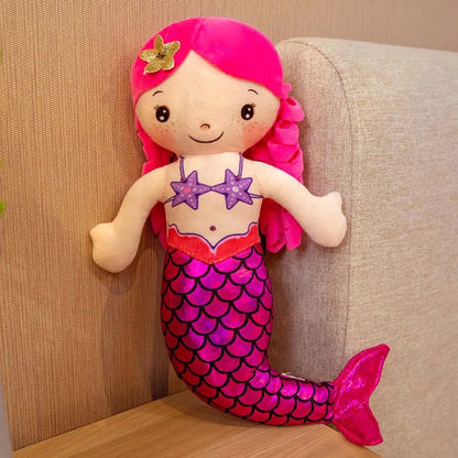 Mermaid Plush Toy 30cm Stuffed Animal Plushies Cute Soft Doll Room Home Decor Girls Kids Childrens Birthday Christmas Gift