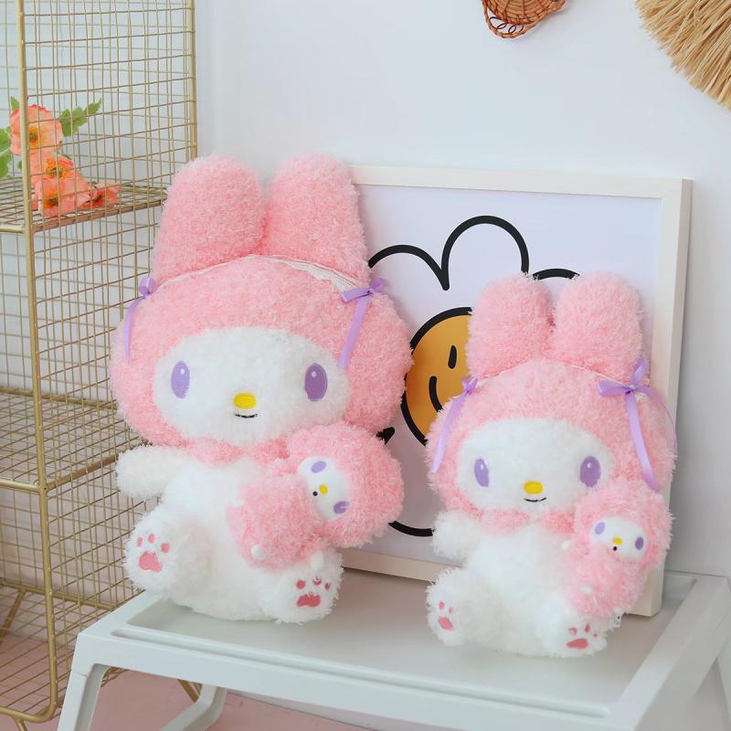 Sanrio My Melody Hold Sweet Piano Cute Plush Doll 40/50cm Kawaii Fluffy Soft Stuffed Kid Toy Lovely Sofa Pillow Home Decor Gift